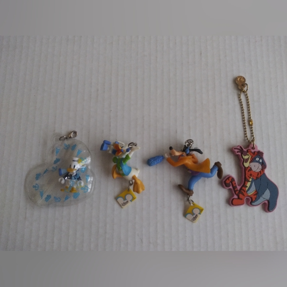 Disney Rare Collectible Keychains Lot of 4